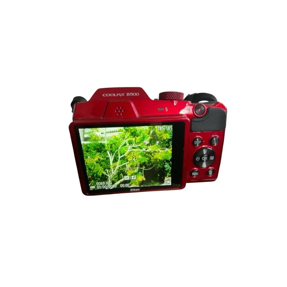 Nikon COOLPIX B500 16.0MP Digital Camera - Red - Tested